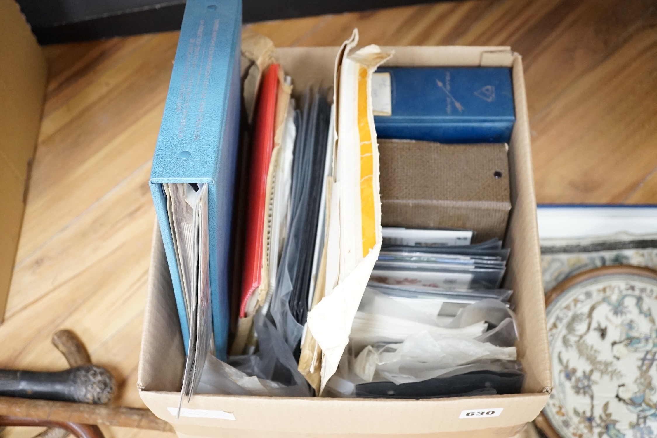 A bag of UK and European First Day covers in albums and loose